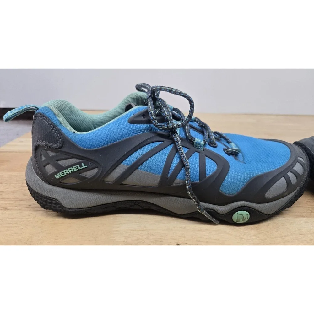 Merrell Women's Proterra Vim Sea Shore Teal/Grey Hiking Shoes Sz 8.5